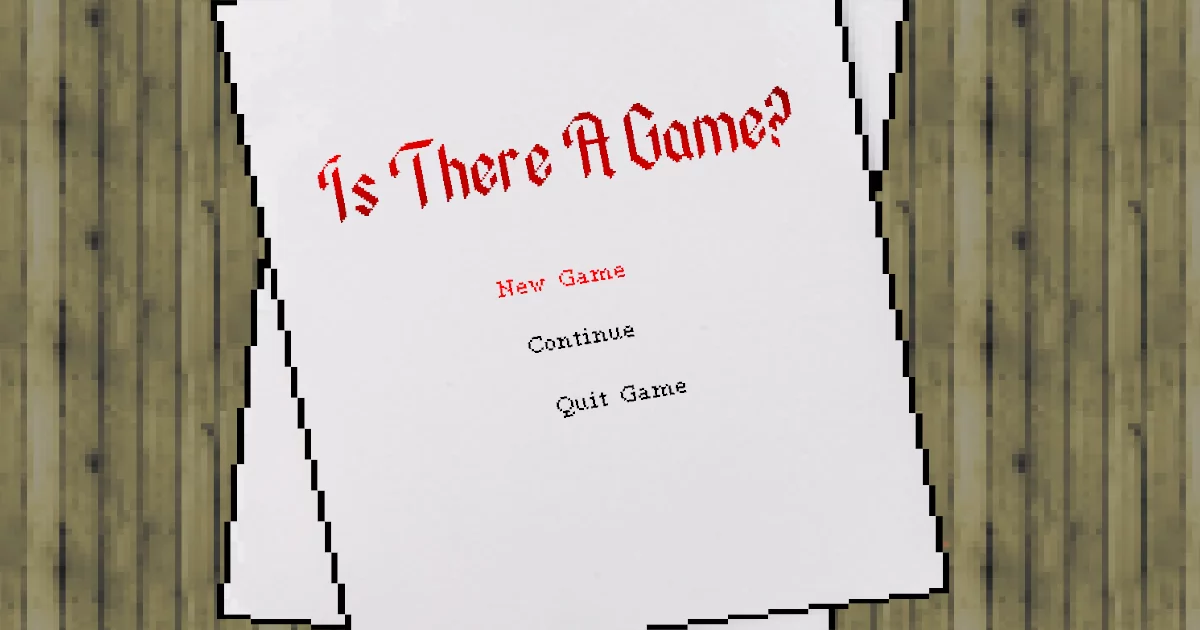 Is There A Game Menu