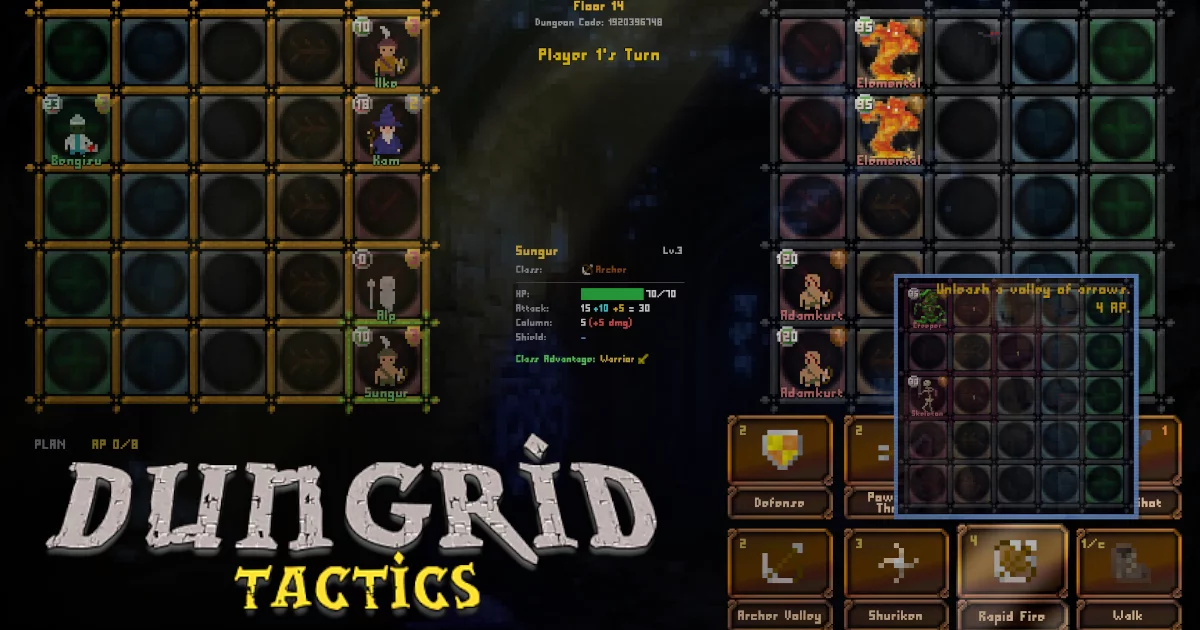 Dungrid: Tactics Cover