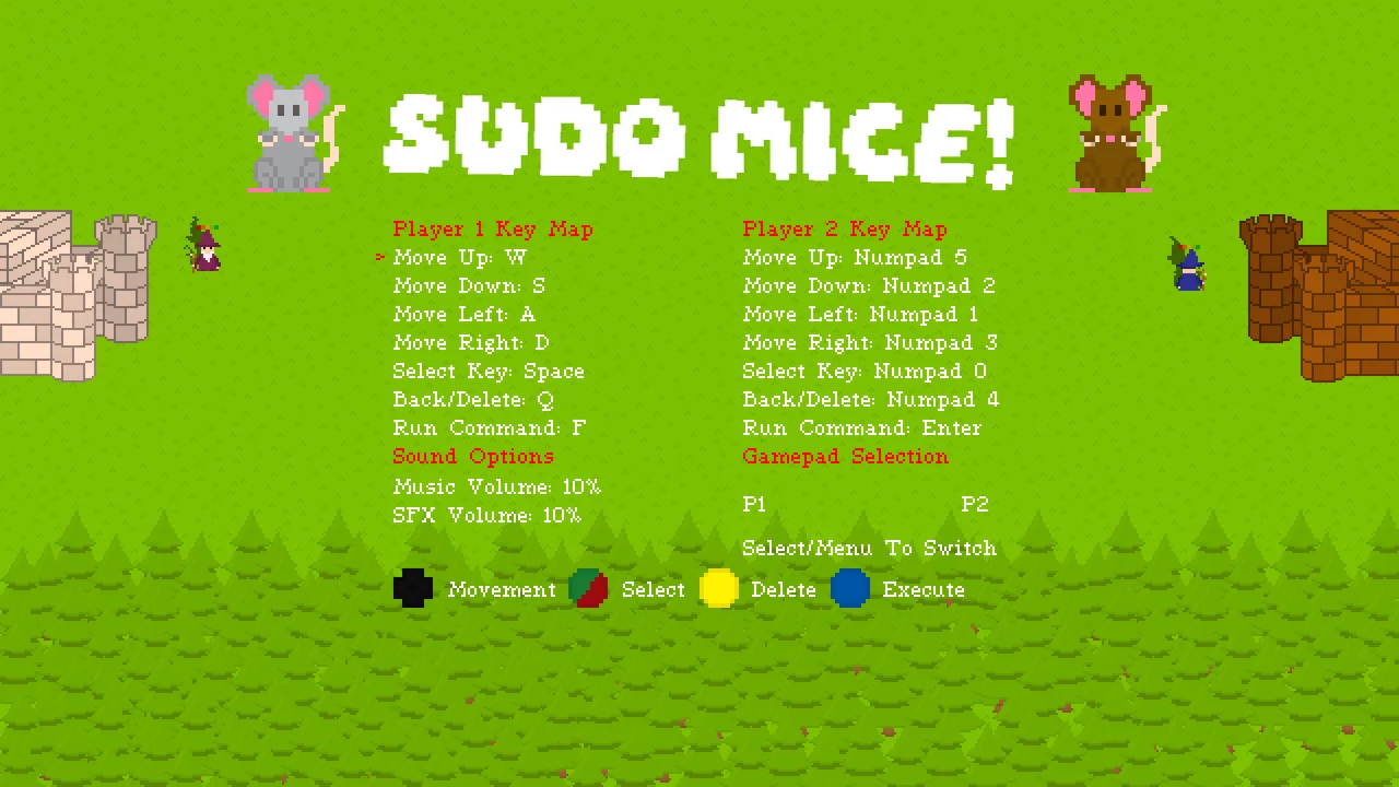 Sudo Mice Controls